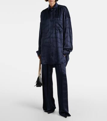 Weite Hose aus Seide | Balenciaga