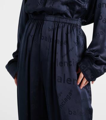 Weite Hose aus Seide | Balenciaga