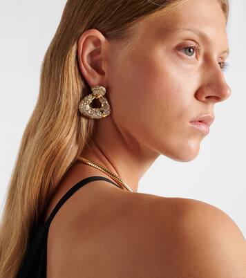 Annec 18kt gold earrings with diamonds | Marina B
