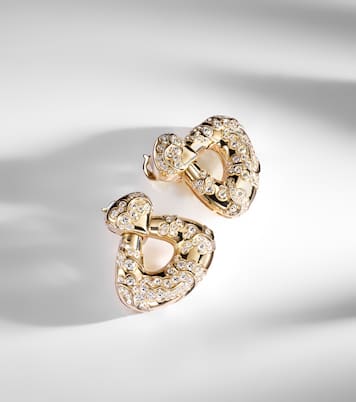 Annec 18kt gold earrings with diamonds | Marina B