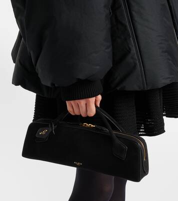 Le Teckel suede clutch | Alaïa