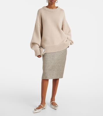 Bloom embellished ballet flats | Aquazzura