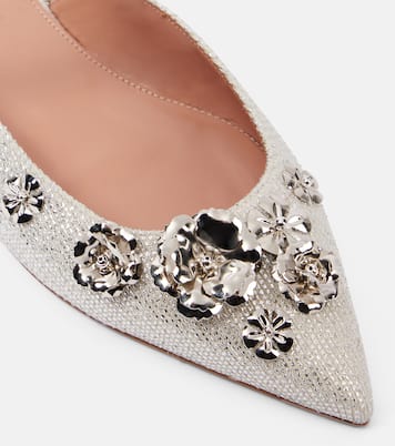 Bloom embellished ballet flats | Aquazzura