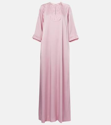 Robe longue Arles en satin | Emilia Wickstead