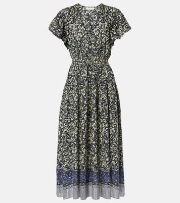 Robe midi Lyria en coton mélangé | Ulla Johnson