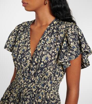 Robe midi Lyria en coton mélangé | Ulla Johnson