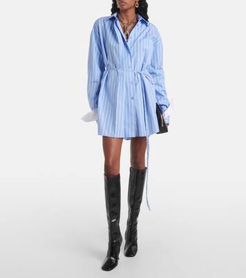 Robe chemise Firma rayée en coton | Sportmax
