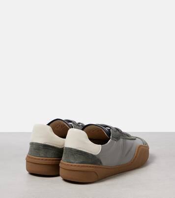 Baskets Bars en cuir et daim | Acne Studios