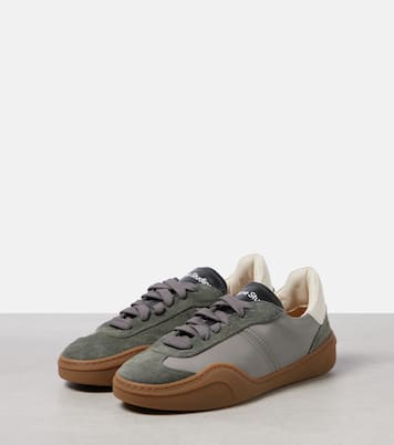 Baskets Bars en cuir et daim | Acne Studios
