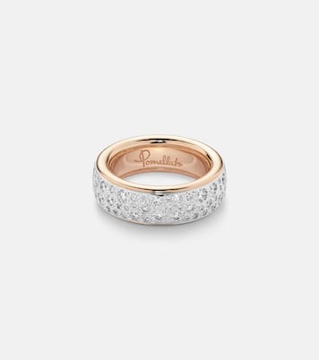 Iconica 18kt rose gold ring with diamonds | Pomellato