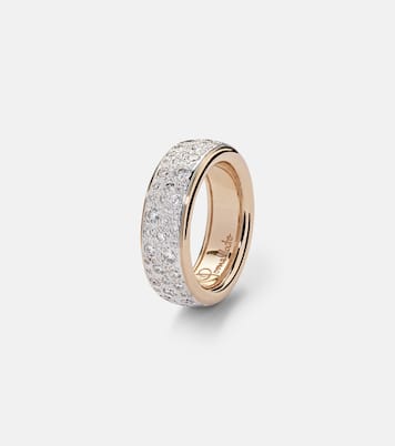 Iconica 18kt rose gold ring with diamonds | Pomellato