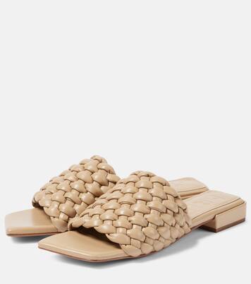 Pantoletten Aster aus Leder | Souliers Martinez