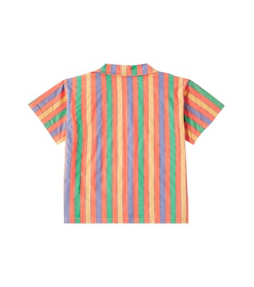 Striped cotton-blend shirt | Bobo Choses