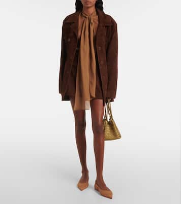 Barbara lace ballet flats | Amina Muaddi