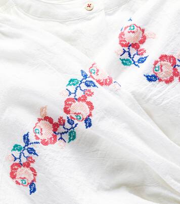 Christelle floral cotton shirt | C'era Una Volta