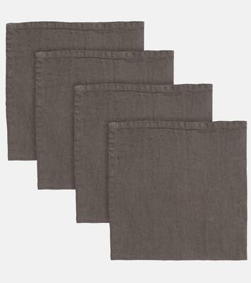 Set of 4 linen napkins | Once Milano