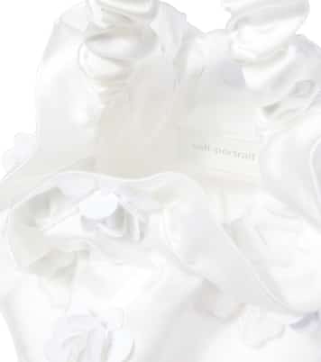 Floral-appliqué shoulder bag | Self-Portrait Kids