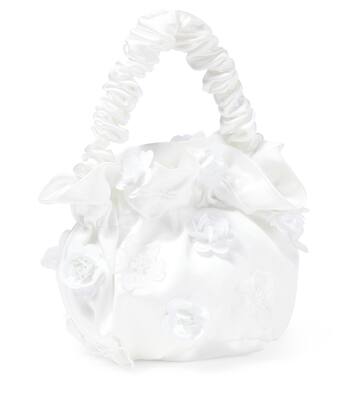 Floral-appliqué shoulder bag | Self-Portrait Kids