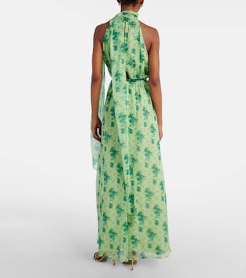 Robe longue Cactus en soie | Max Mara