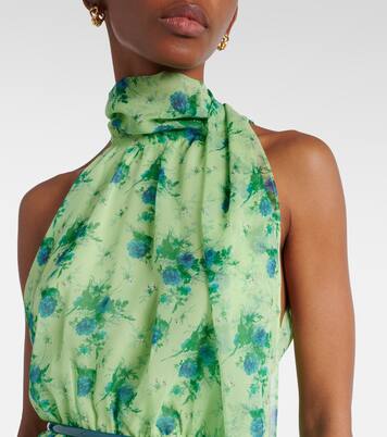 Robe longue Cactus en soie | Max Mara