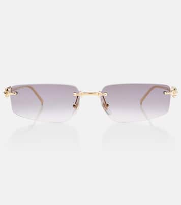 Clash De Cartier rectangular sunglasses | Cartier Eyewear Collection