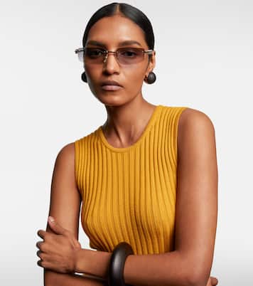 Clash De Cartier rectangular sunglasses | Cartier Eyewear Collection