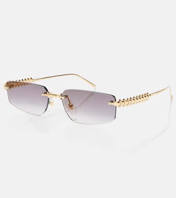 Clash De Cartier rectangular sunglasses | Cartier Eyewear Collection