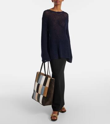 Elowen open-knit cotton-blend sweater | Khaite