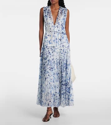 Bedrucktes Maxikleid Patt aus Chiffon | Proenza Schouler
