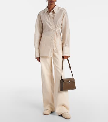 Schultertasche Symmetry aus Leder | Savette