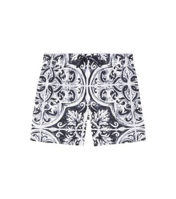 Baby Majolica swim trunks | Dolce&Gabbana Kids