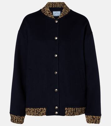 Bomberjacke aus Wolle und Kaschmir | Prada