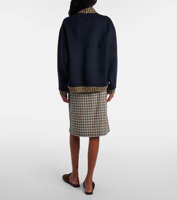 Bomberjacke aus Wolle und Kaschmir | Prada