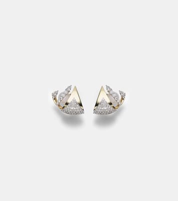 Boucles d'oreilles Golden Strada en or 18 ct et diamants | Yeprem
