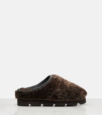 Slip-Ons Monili aus Shearling | Brunello Cucinelli