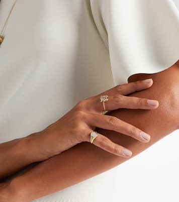 Ring aus 9kt Gelbgold (375/1000) mit Diamanten | Yvonne Léon