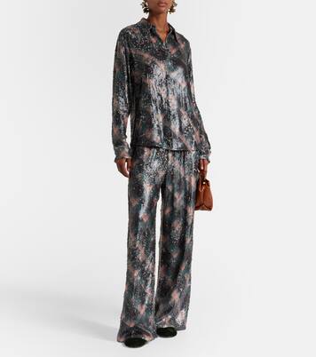Hemd mit Pailletten | Dries Van Noten