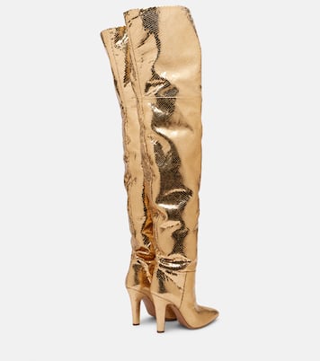 Elsa 100 leather over-the-knee boots | Paris Texas