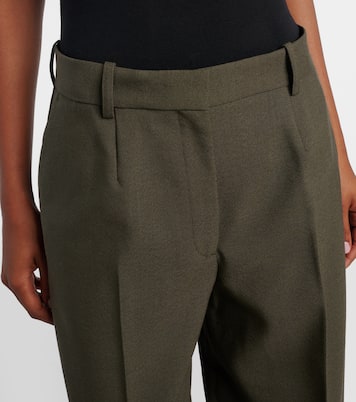 Weite Hose aus einem Schurwollgemisch | Toteme