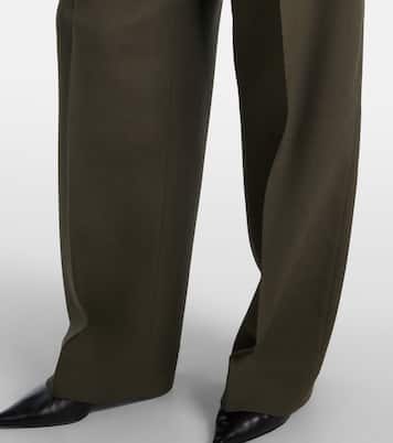 Weite Hose aus einem Schurwollgemisch | Toteme