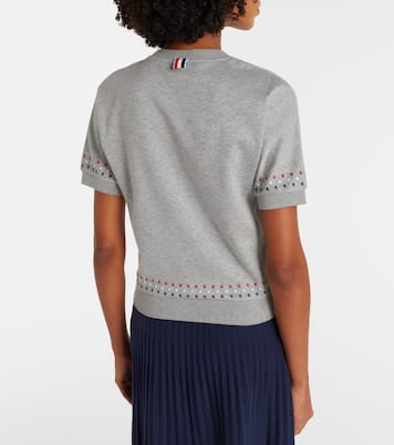 T-shirt imprimé en coton | Thom Browne