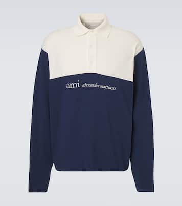 Logo cotton piqué polo shirt | Ami Paris