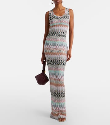 Sequined knitted lamé gown | Missoni