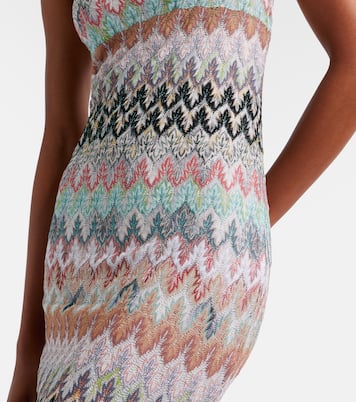 Sequined knitted lamé gown | Missoni