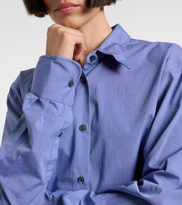 Camisa de algodón fil-à-fil  | Prada