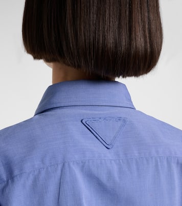 Camisa de algodón fil-à-fil  | Prada