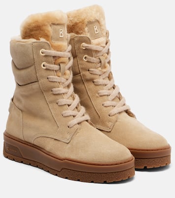 Calgary shearling-lined suede lace-up boots | Bogner