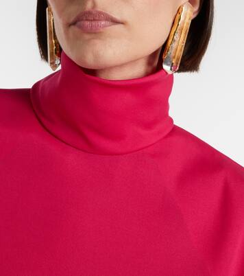 Obelisk embellished clip-on earrings | Saint Laurent