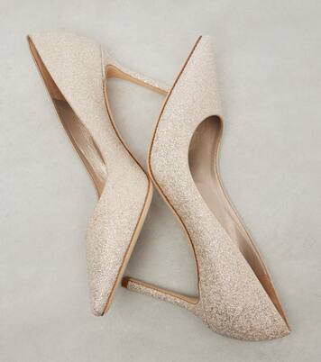 Romy 85 glitter pumps | Jimmy Choo