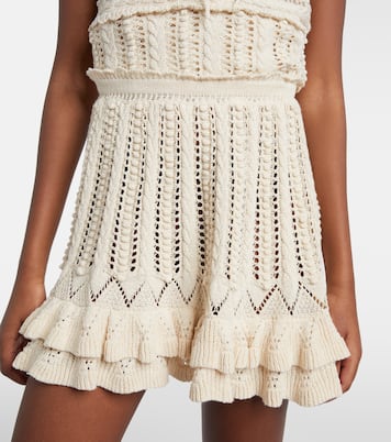 Nelle cotton crochet miniskirt | Marant Etoile